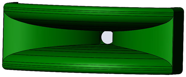 классический рупор из МДФ.
